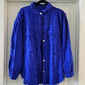 Boutique shacket L NWOT